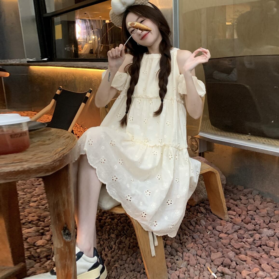 【dress】ホルターネックワンピース G20468