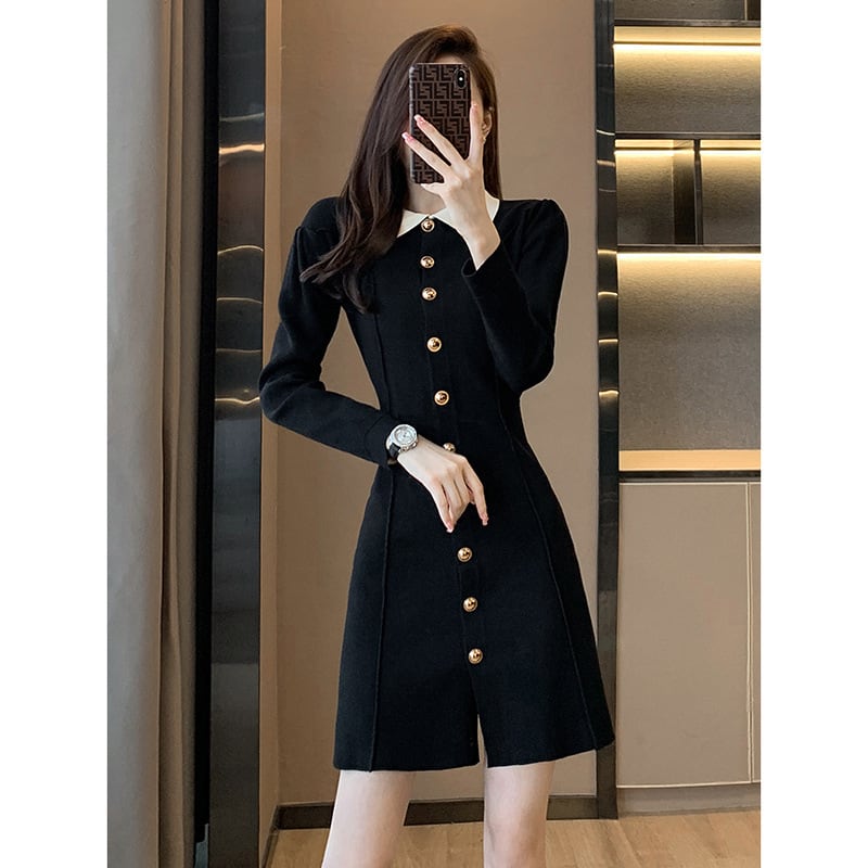 【dress】ニットワンピース　M25426