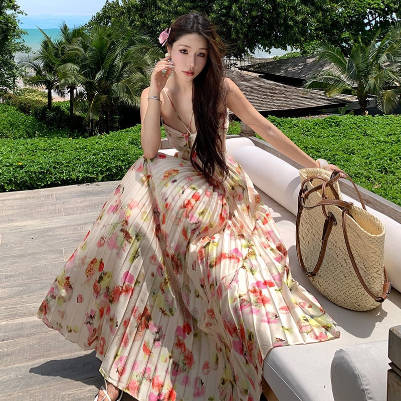 【dress】プリントワンピース　M25076