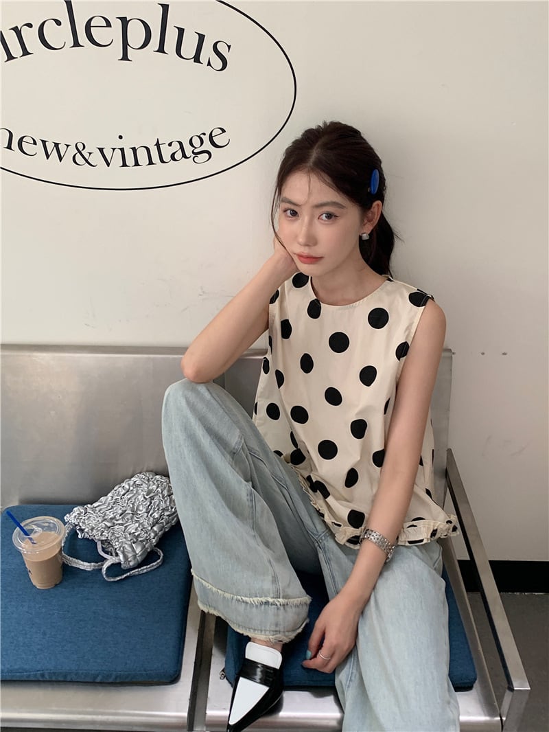 【tops】ノースリーブトップス　M24228