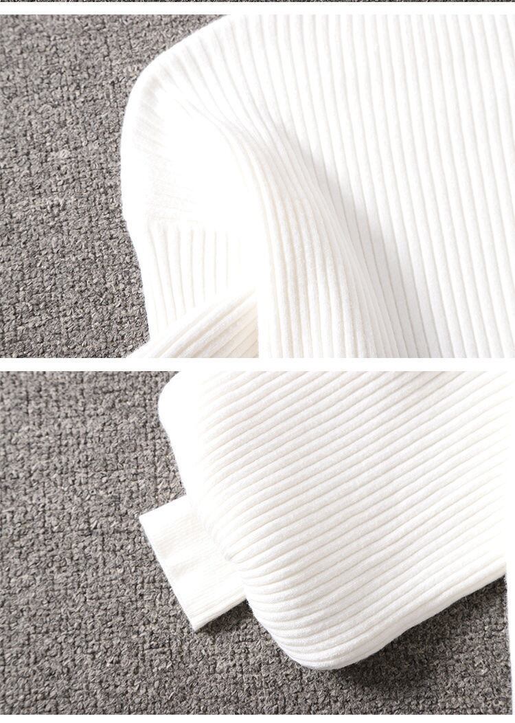 【set】店長推薦セットアップ無地長袖セーター+チェック柄スカート通勤日常秋新作2点セットF0818