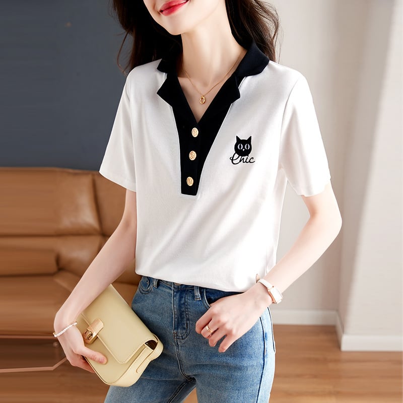 【tops】半袖デザインTシャツG21360