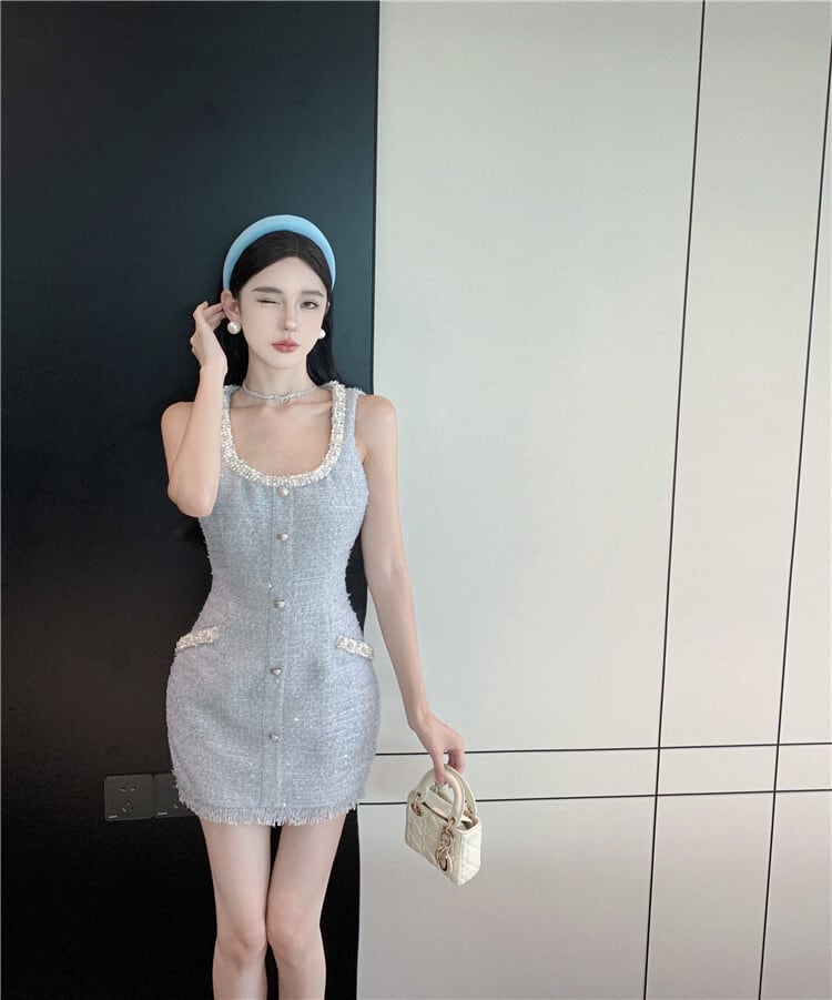 【dress】パールデートワンピース　M25199