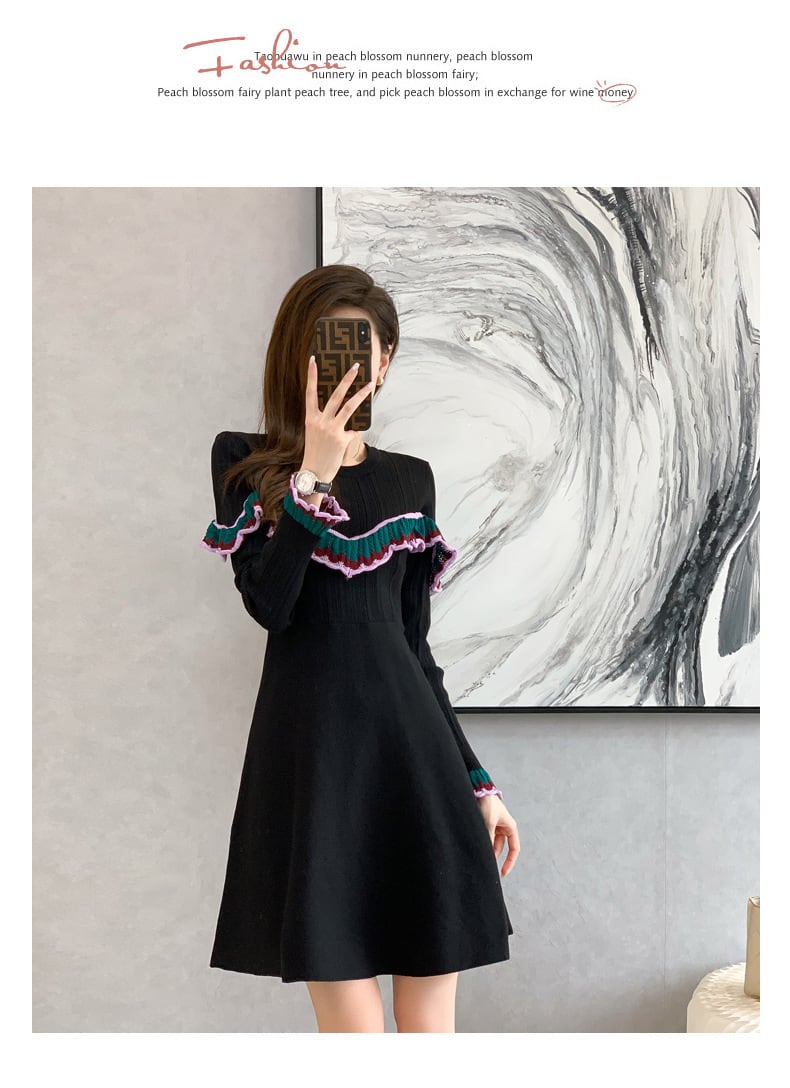 【dress】ニットワンピース　M25499