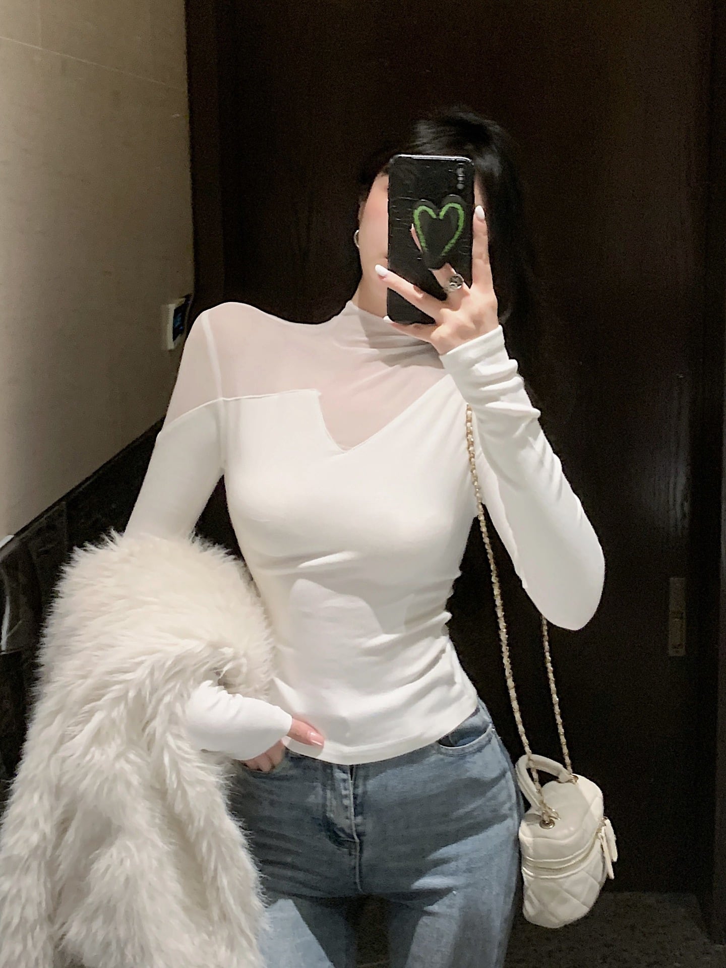 【tops】チュールドッキングトップス　M27998