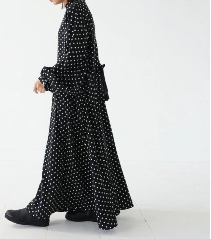 【dress】ドット柄カジュアルワンピース　M29612