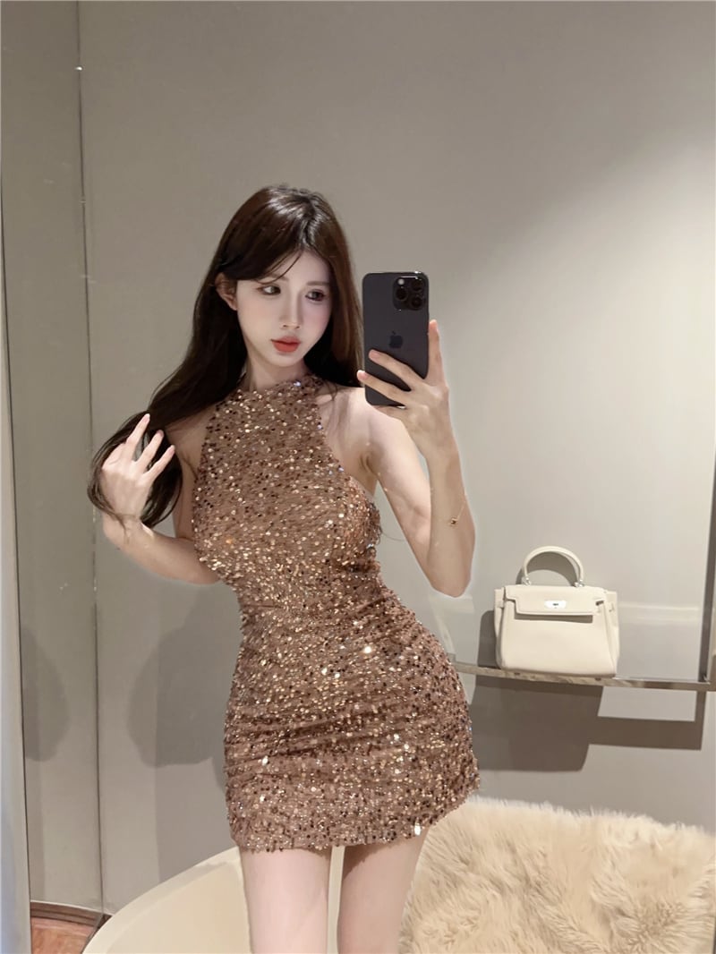 【dress】キラキラワンピース　M25095