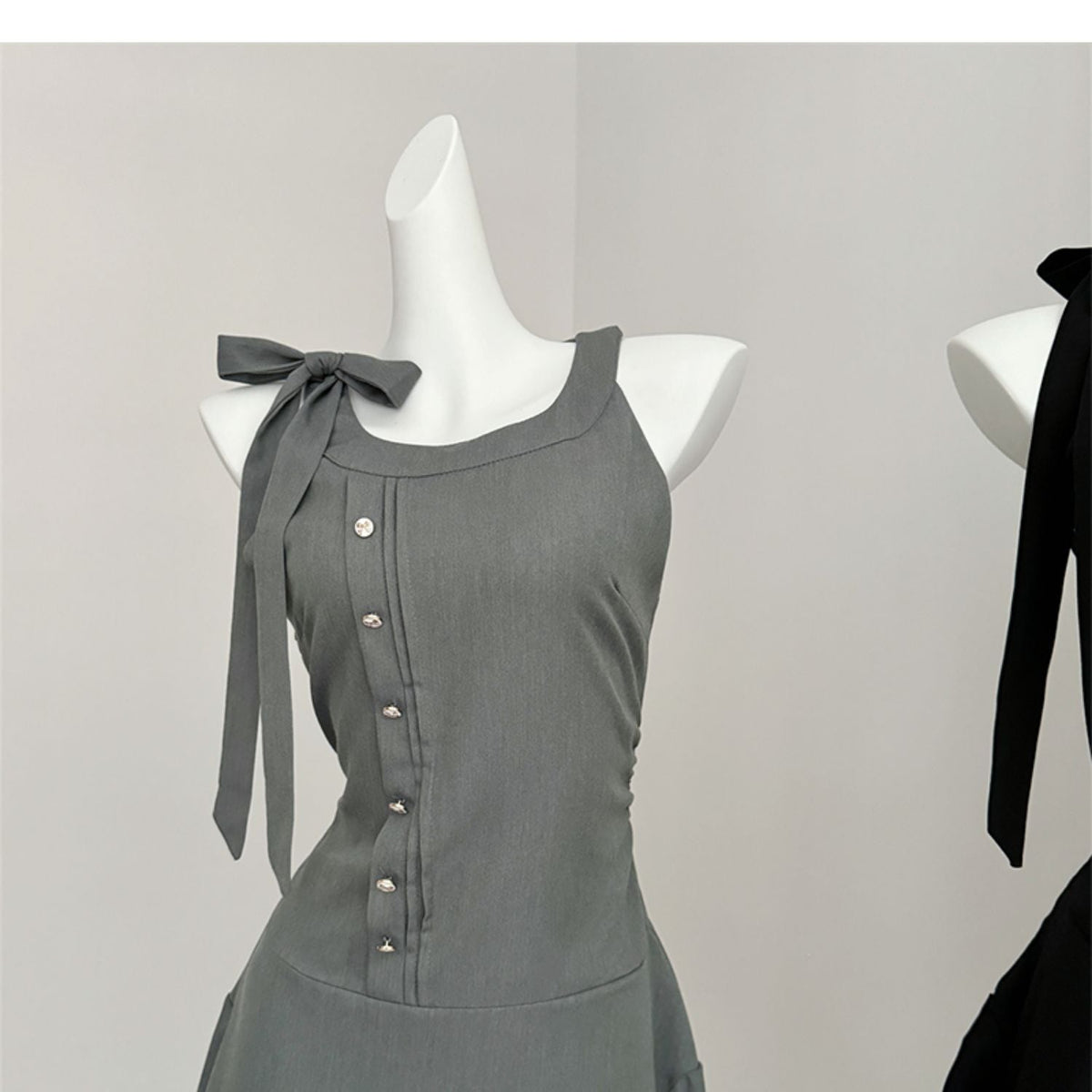 【dress】リボン付きキャミワンピース　M23969