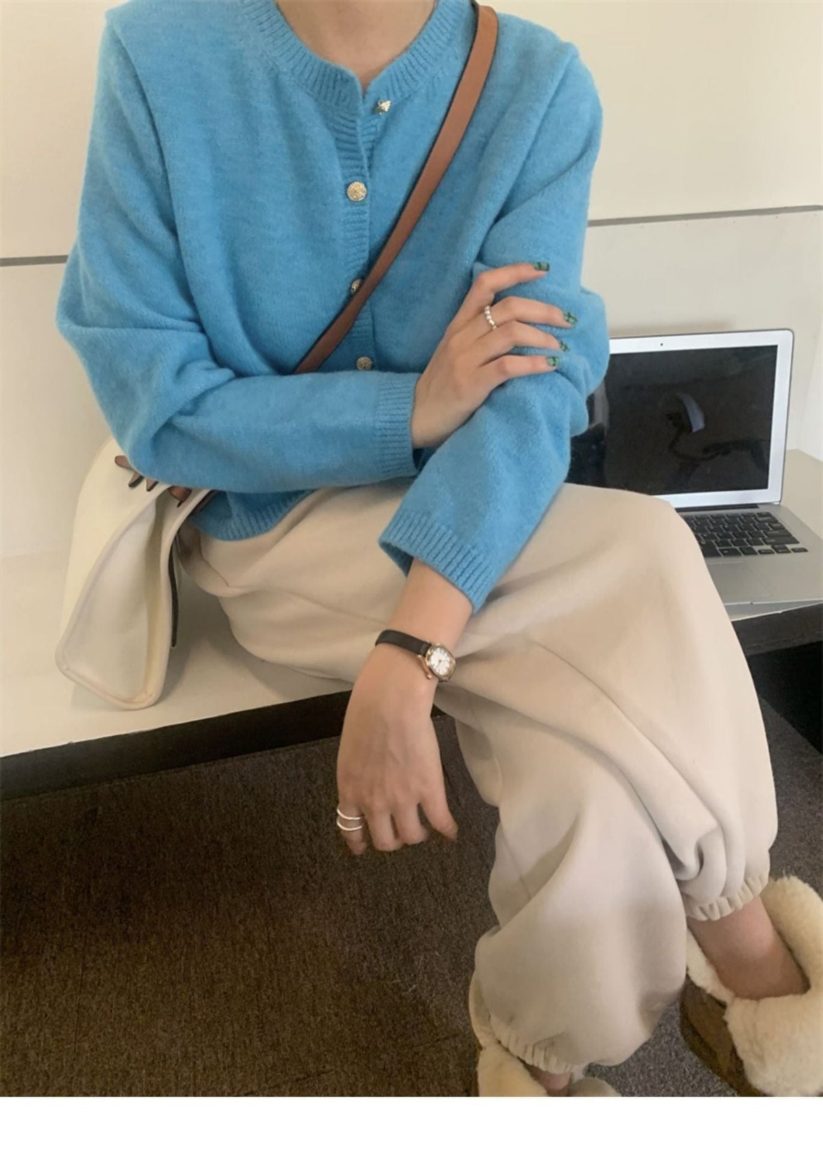 【outer】ニットカーデ　M27233