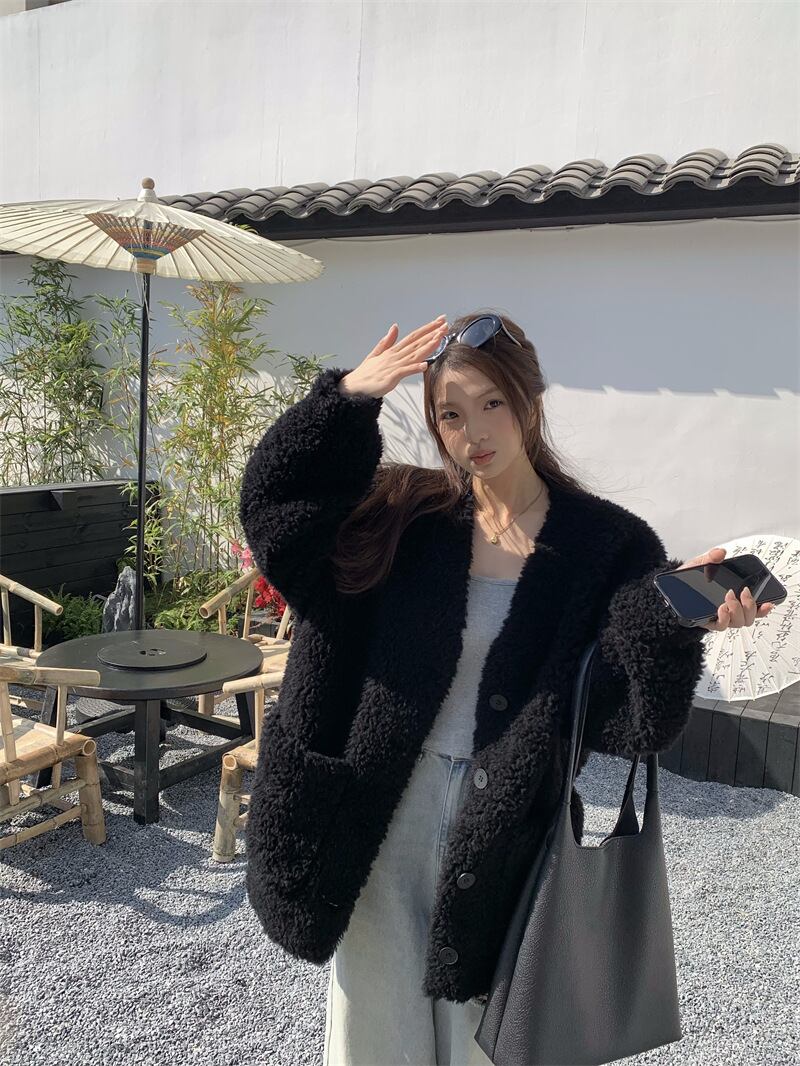 【outer】ラムズウールコート　M27353
