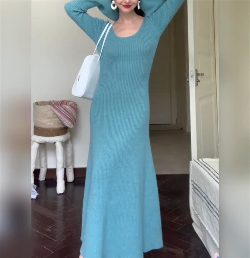 【dress】ニットワンピース　M28343