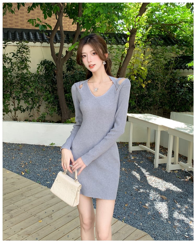 【dress】ニットワンピース　M25534