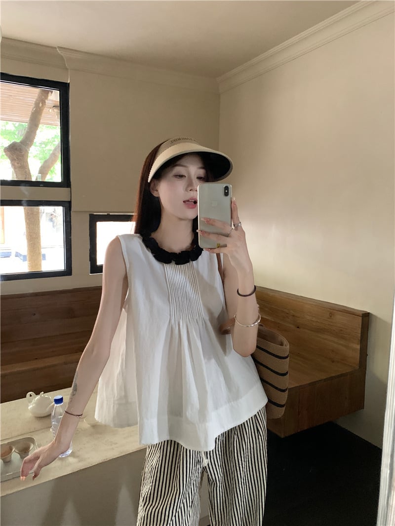 【tops】ノースリーブトップス　M24893