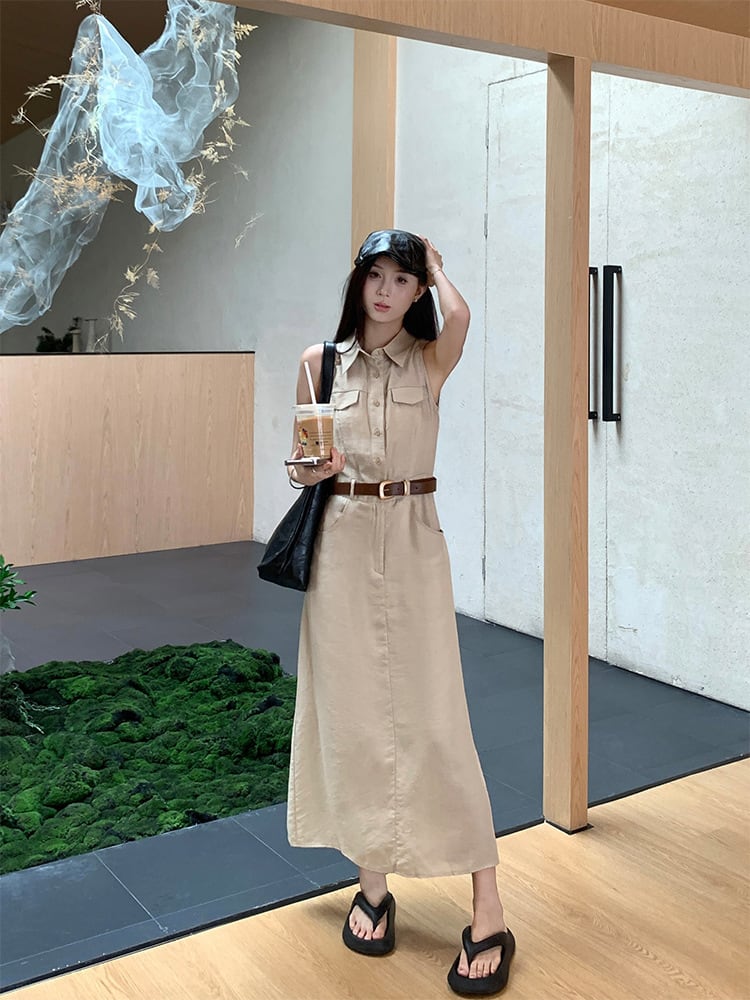 【dress】ノースリーブワンピース　M24825