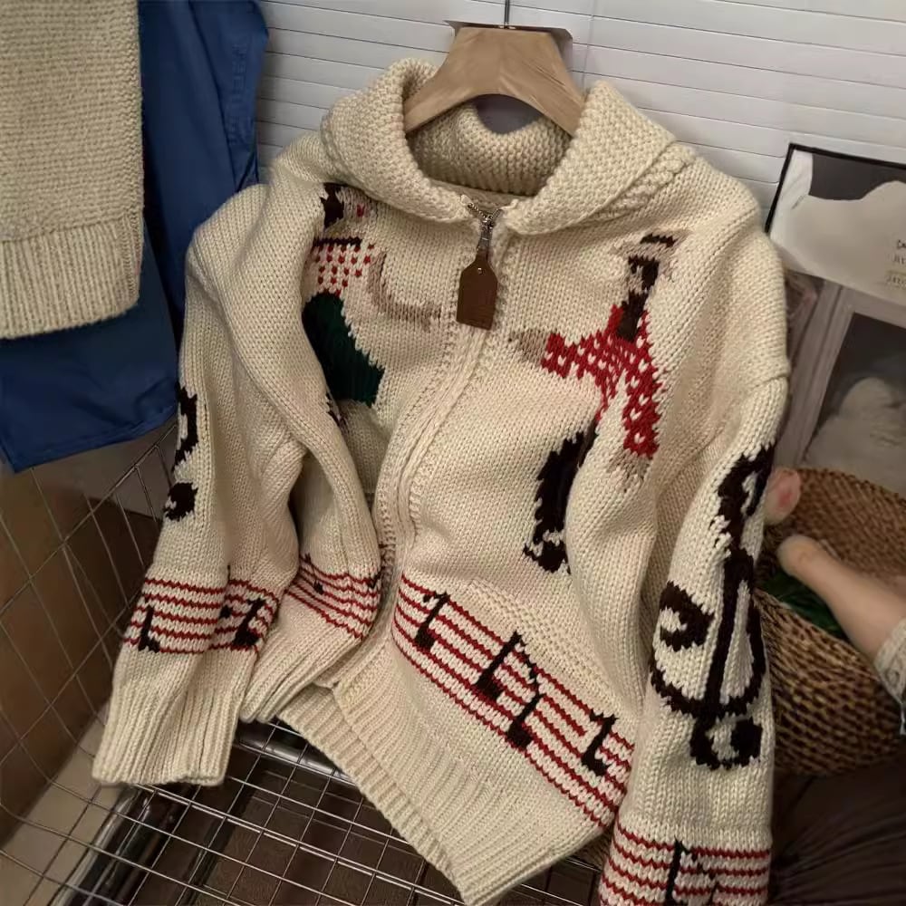 【outer】刺繍ニットカーデ　M26228