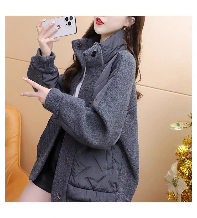 【outer】ニットドッキングアウター 　M29189