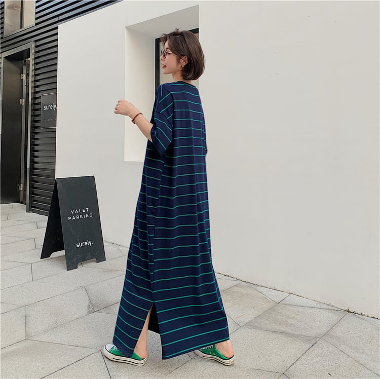 【dress】ボーダー柄ワンピース　M24960