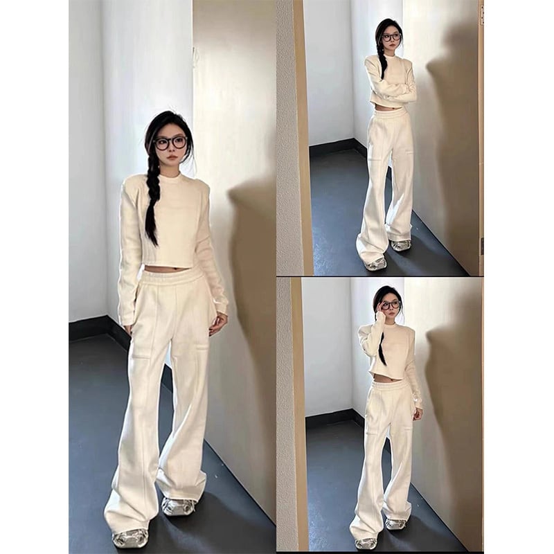 【set】薄手パーカー+ガウチョパンツ２点セットG20340