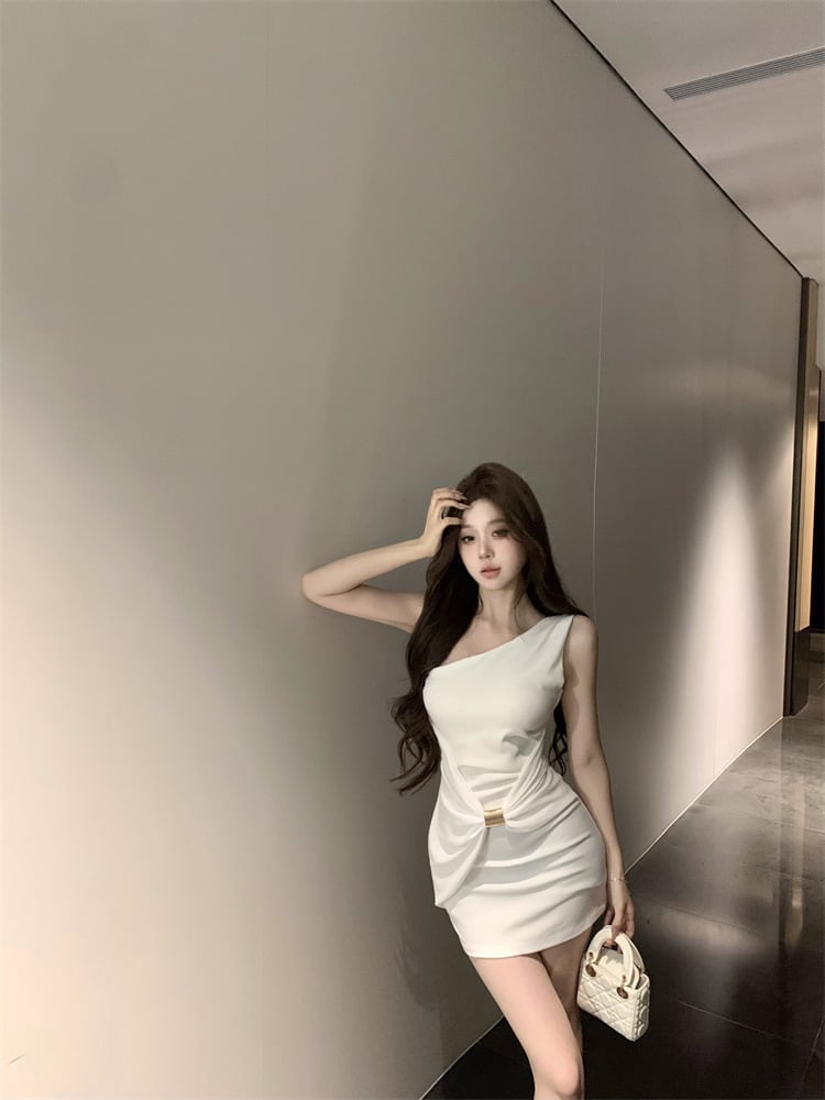 【dress】ワンショルダーワンピース　M29514