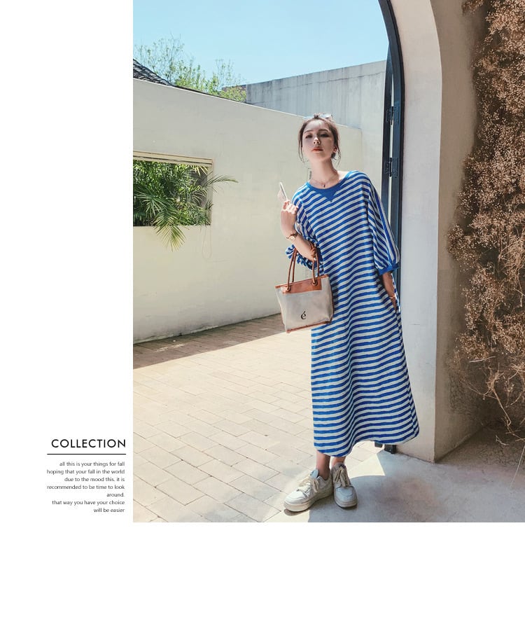 【dress】ボーダー柄ワンピース　M23930