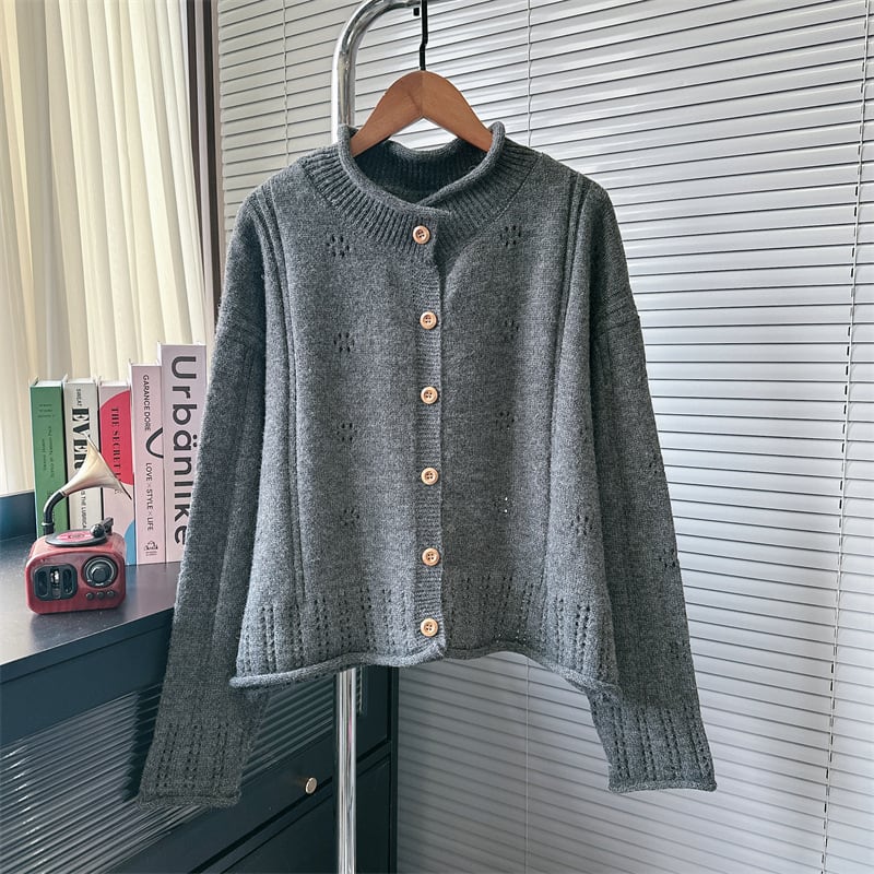 【outer】ニットカーデ　M25599
