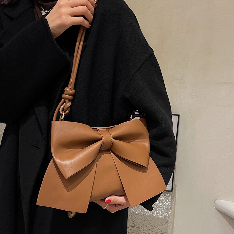 【小物】リボン秋冬新作オシャレファッションメッセンジャーバッグ G3485