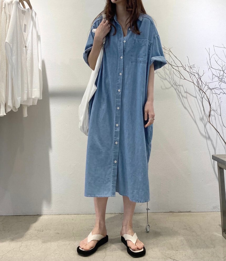 【dress】デニムワンピース　M23880