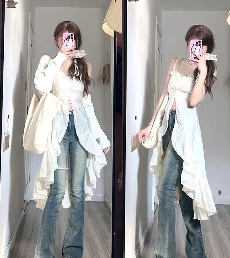 【dress】フリルキャミワンピースG20384