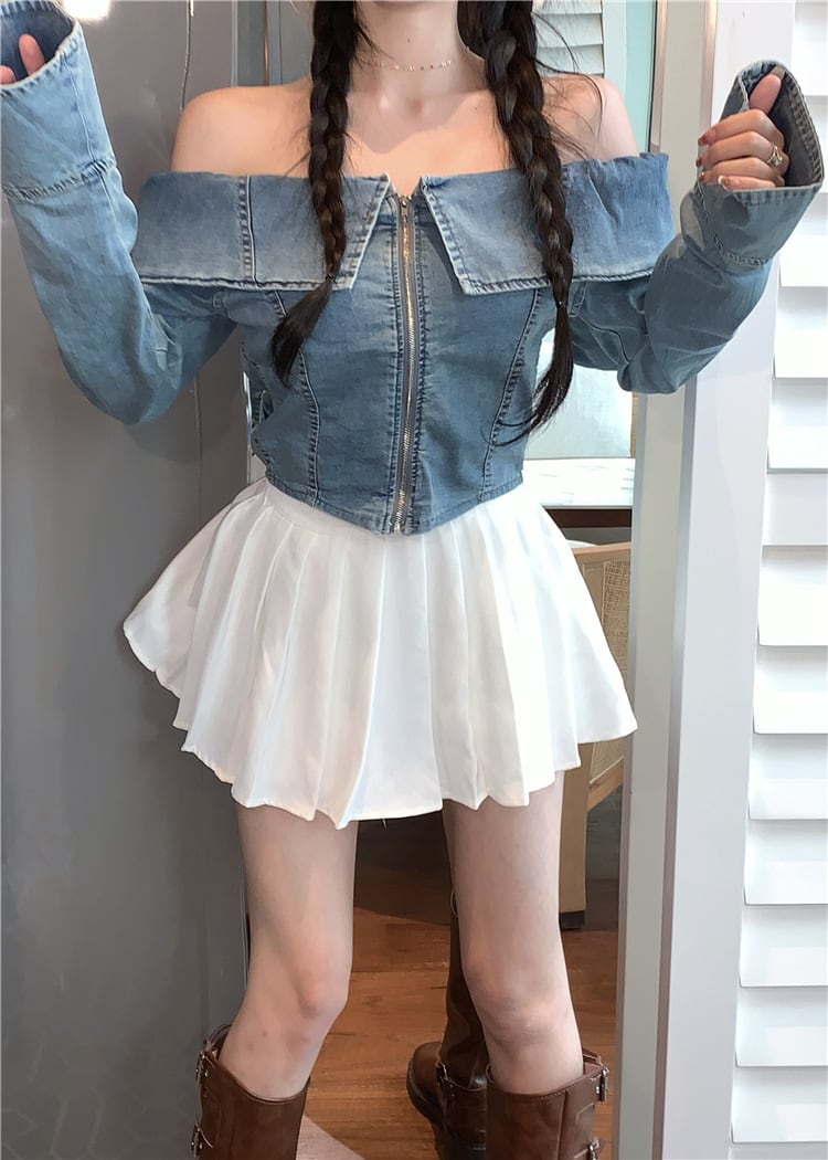 【tops】前後2wayデニムトップス　M28885