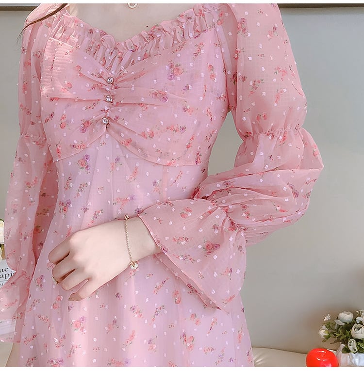 【dress】デートワンピース　M25356