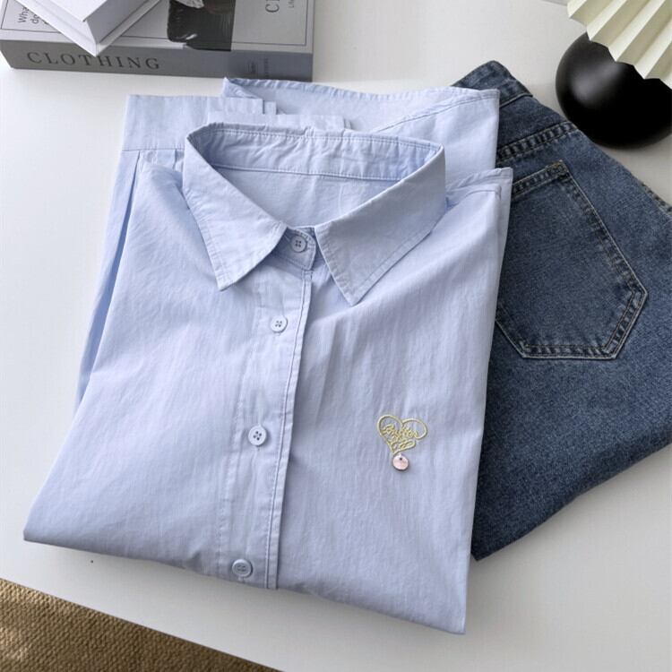 【tops】刺繍シャツ　M29909