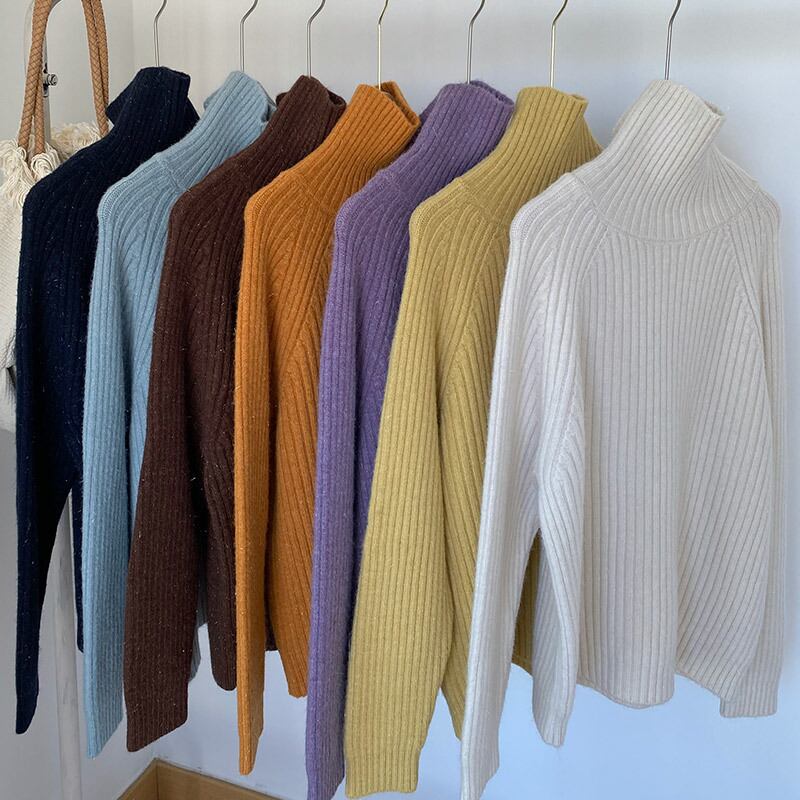【tops】ハイネックニットセーター　M27226