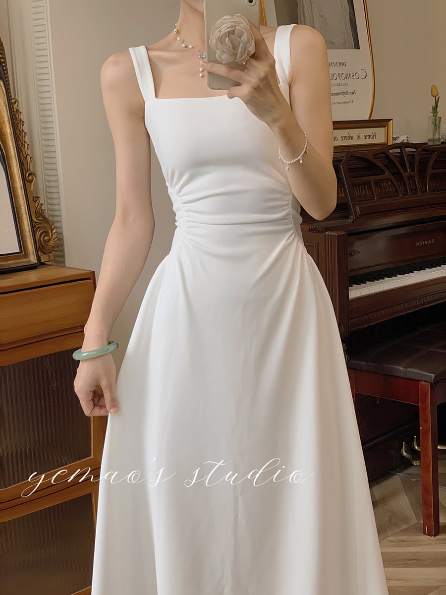 【dress】フランス風キャミワンピース G21527