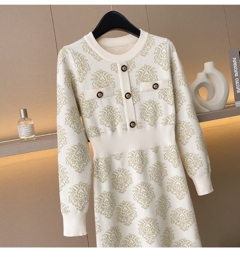 【dress】ニットワンピース　M27644