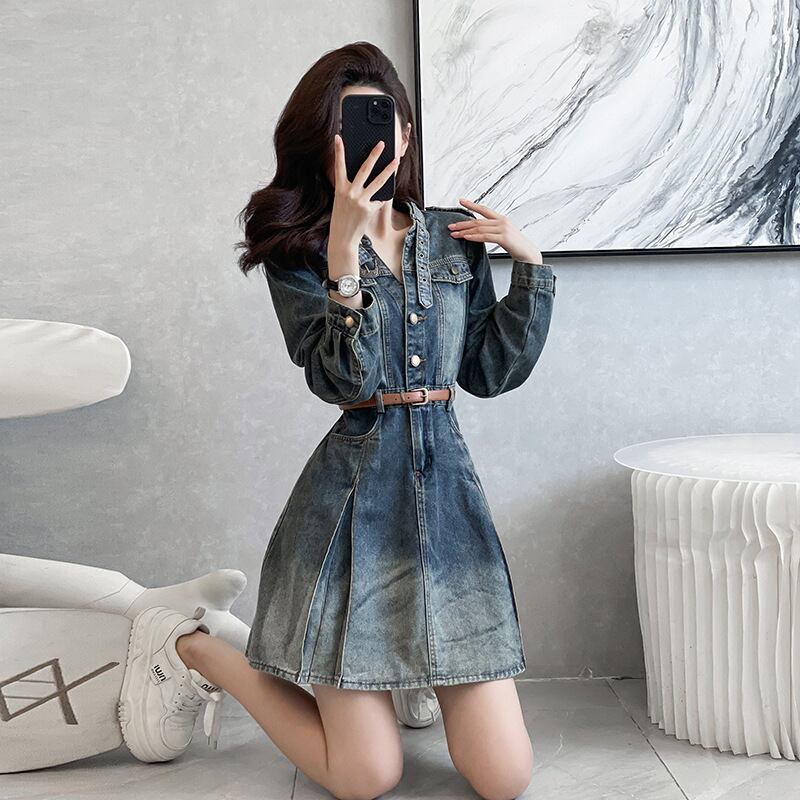 【dress】デニムワンピース　M27188