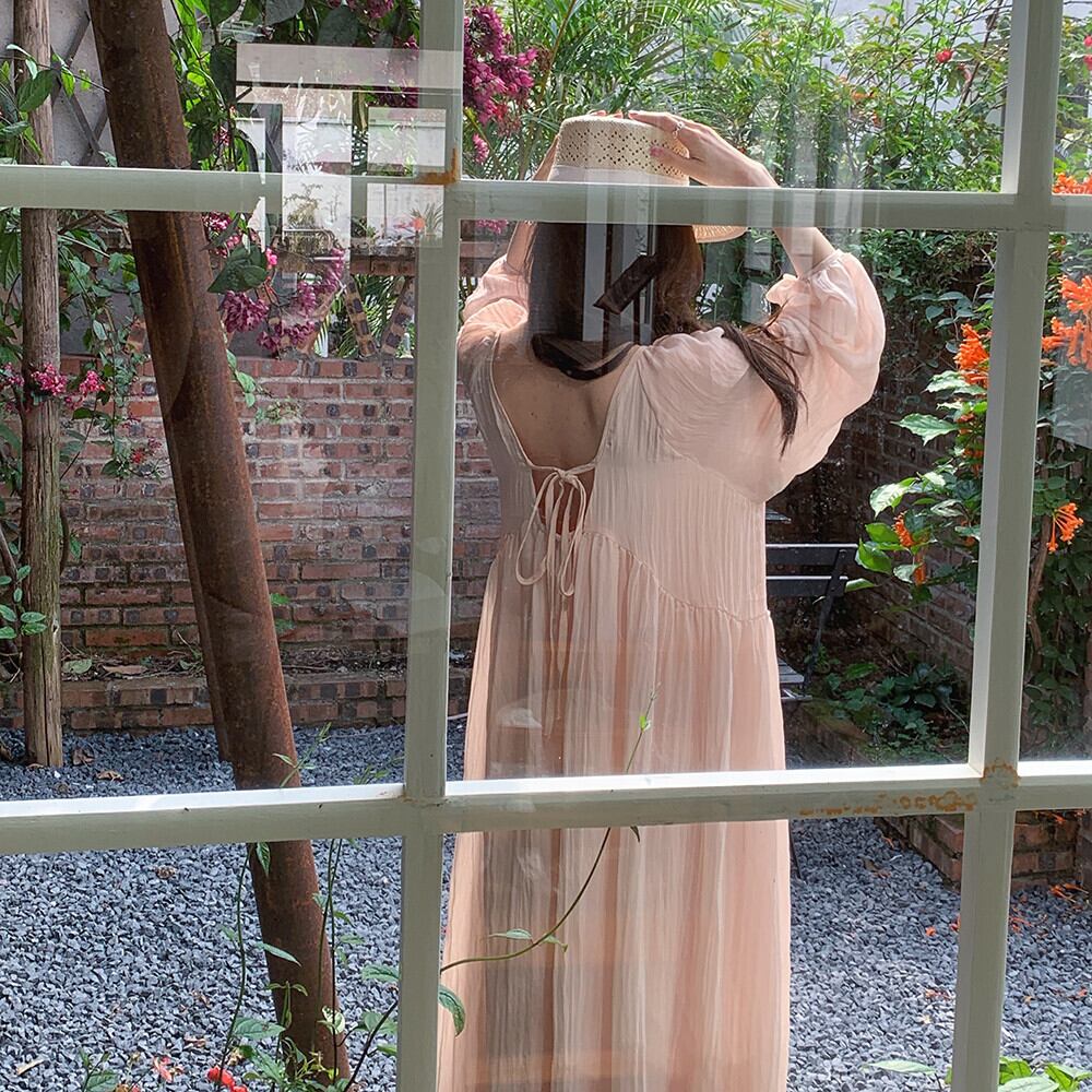 【dress】バックレスワンピース　M29777