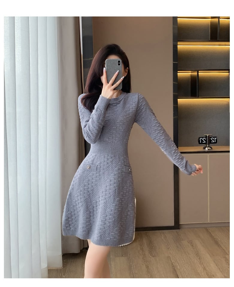 【dress】ニットワンピース　M25485