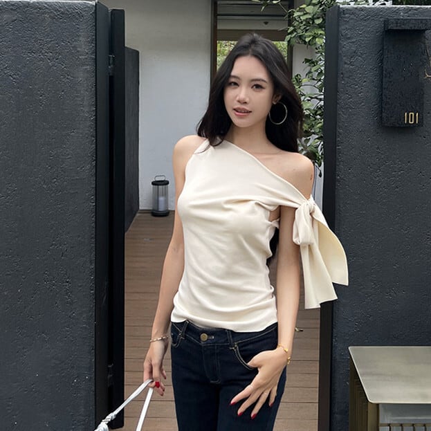 【tops】オフショルダーTシャツ　M29794
