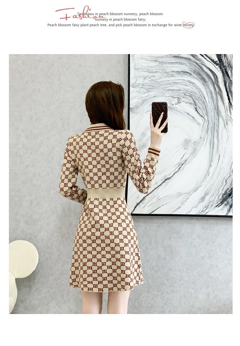 【dress】ニットワンピース　M25460