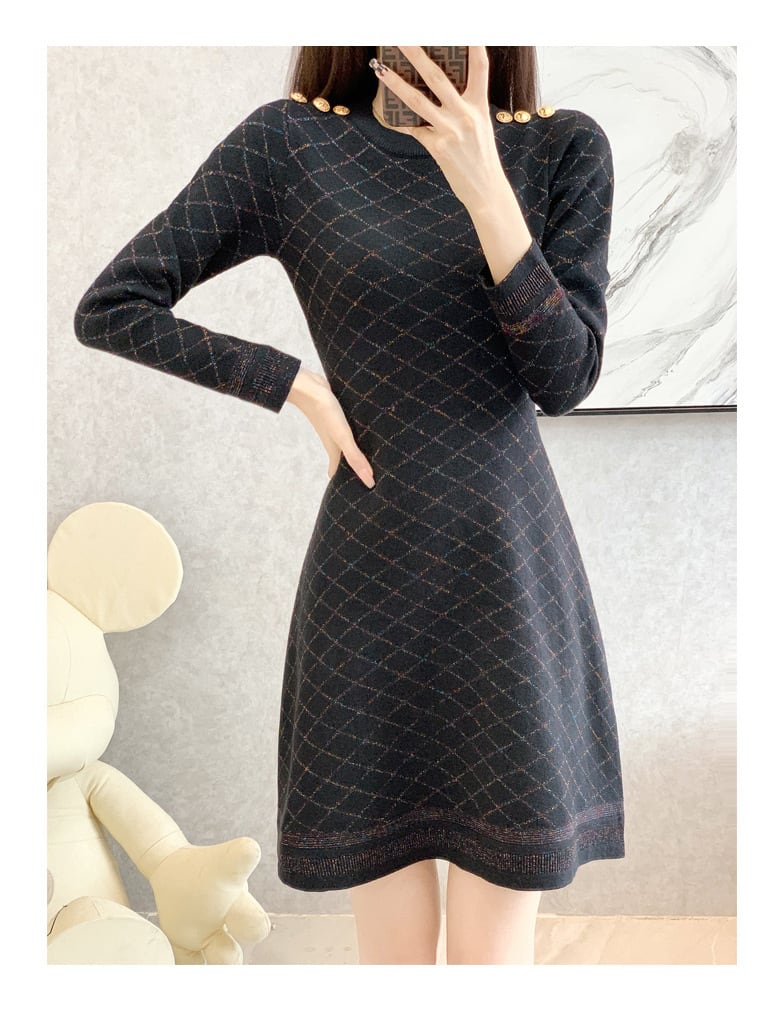 【dress】ニットワンピース　M25519
