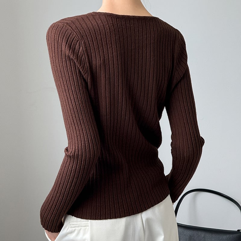 【tops】レースドッキングニットトップス Q6969