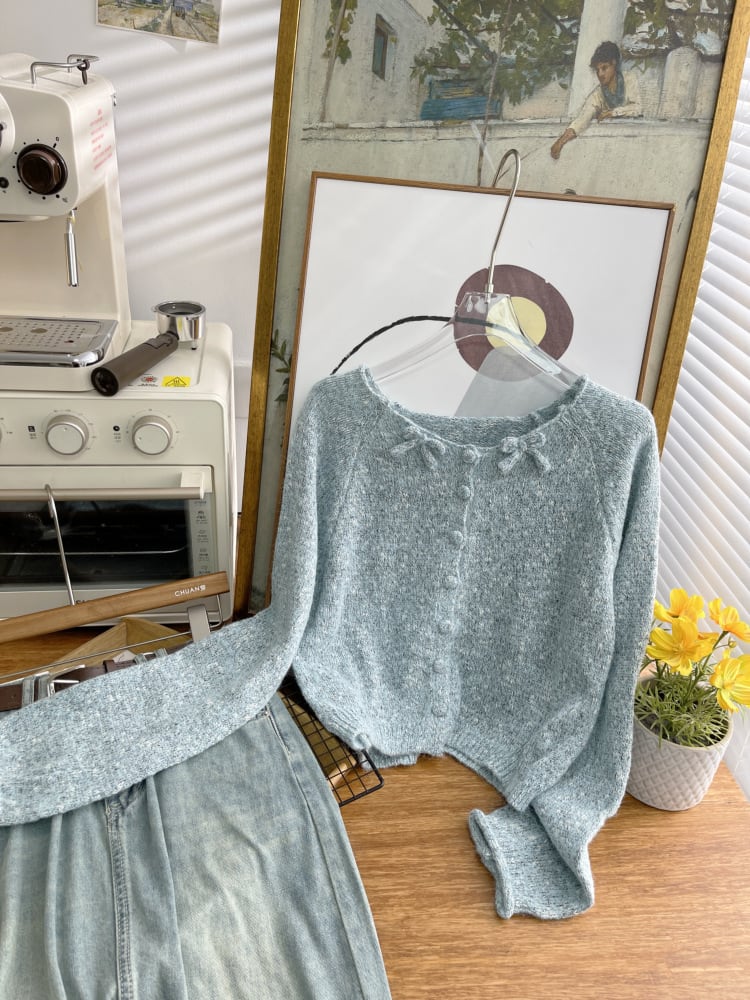 【outer】ニットカーデ　M25537