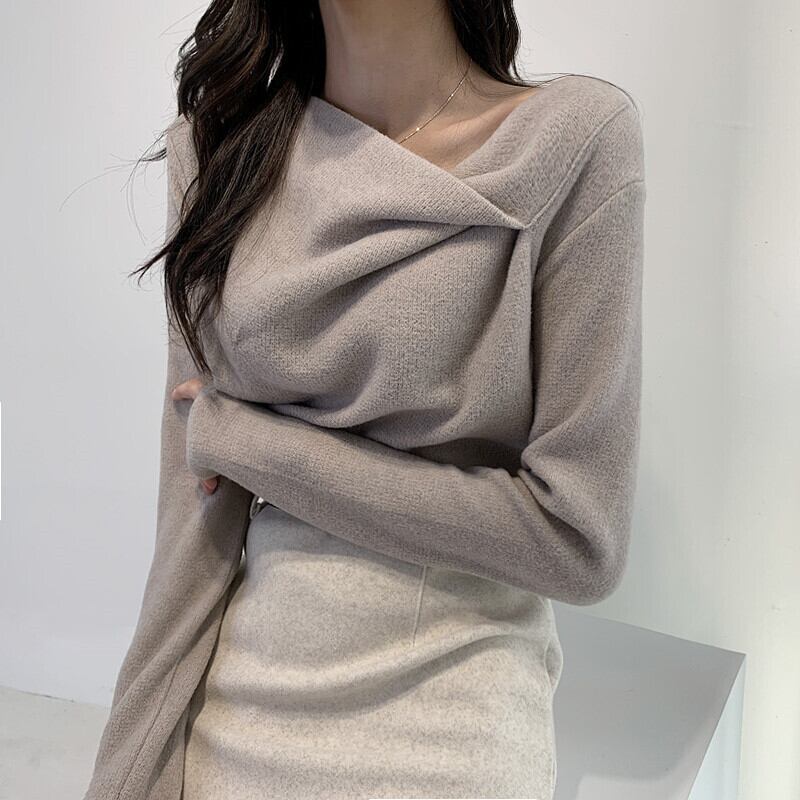【tops】人気ニットトップス　M26661