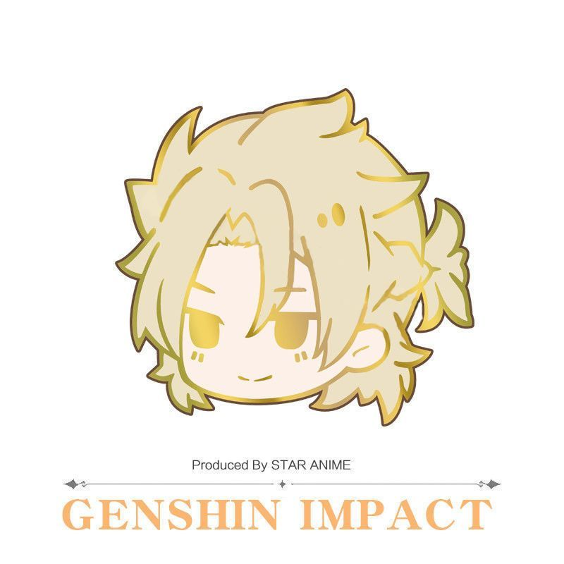 【GOODS】原神 金属 プローチ Q2556