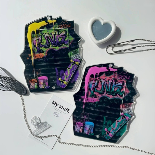 【GOODS】アクリル 落書き  B2サイズ カードケース カバー Q2508