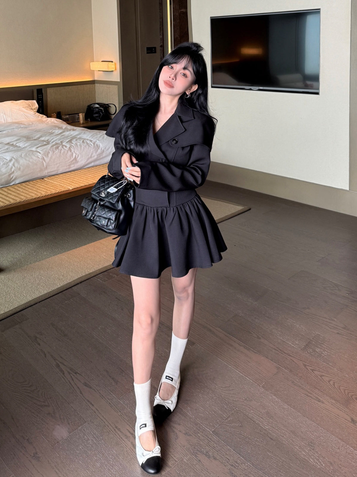 【dress】人気ミニワンピース Q9084