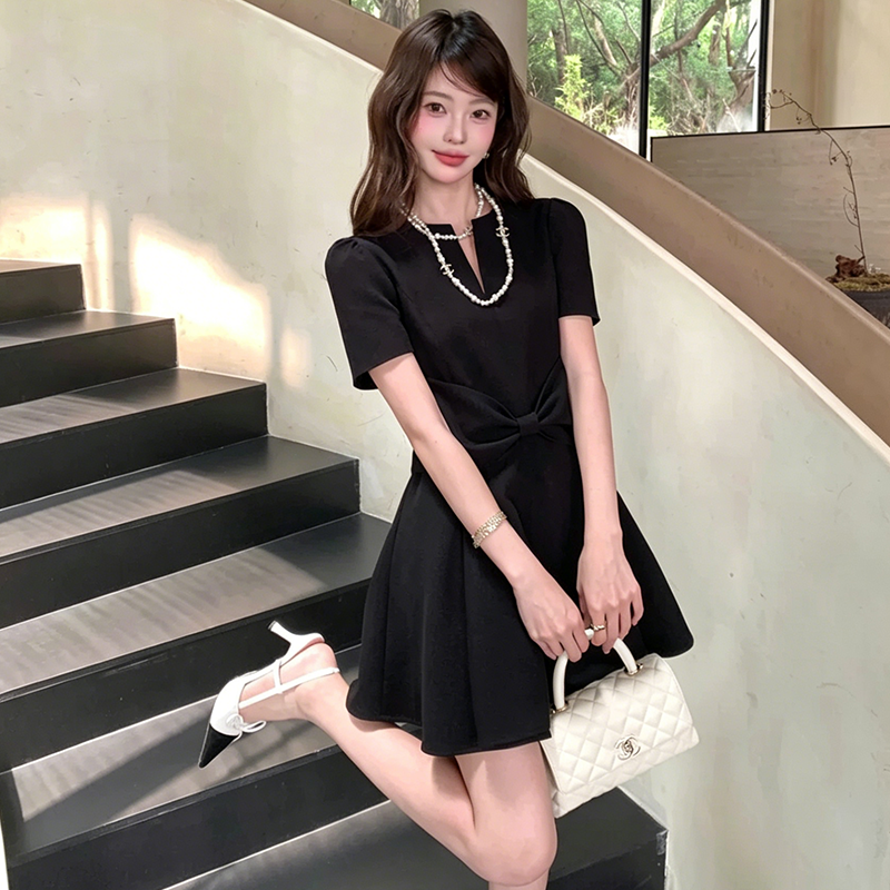 【dress】リボンミニワンピース　N3591