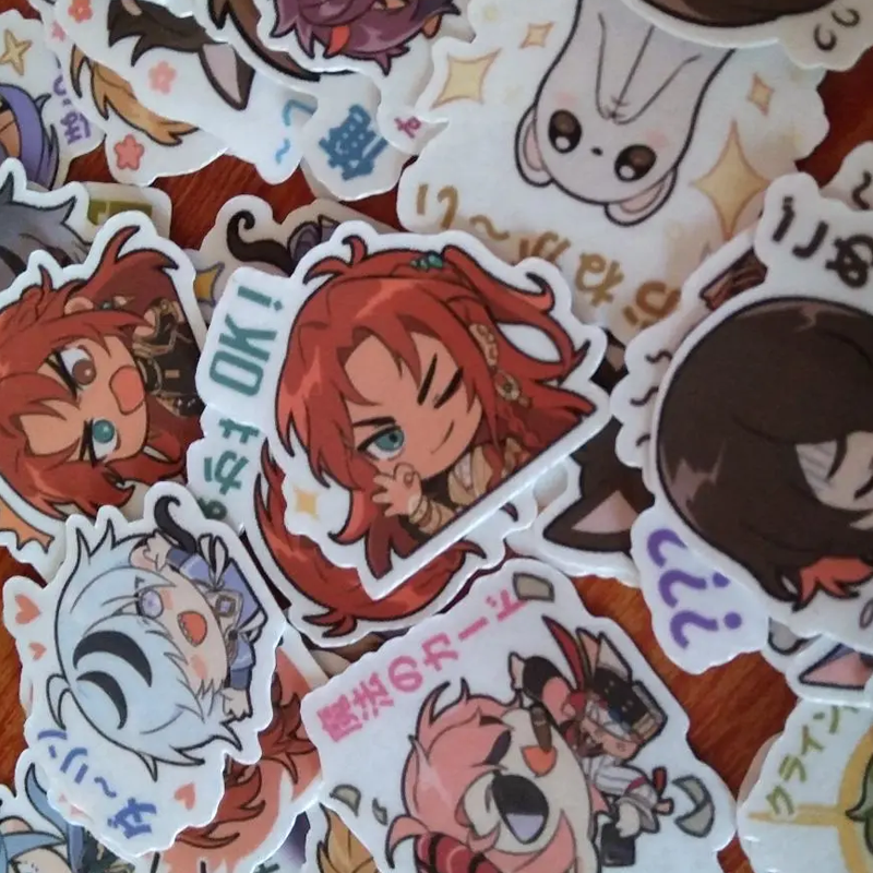 【GOODS】NU: カー二バル 40柄 ステッカー 粘着 シール Q2504