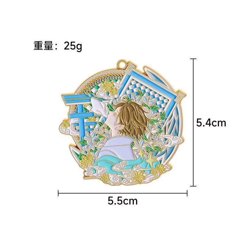 【GOODS】夏目友人帳 金属 プローチ Q2555