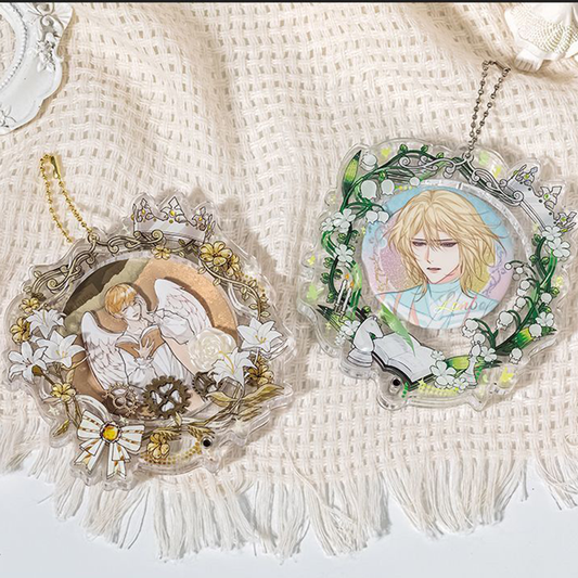 【GOODS】58－65mm 花輪 缶バッジホルダー カバー Q2245